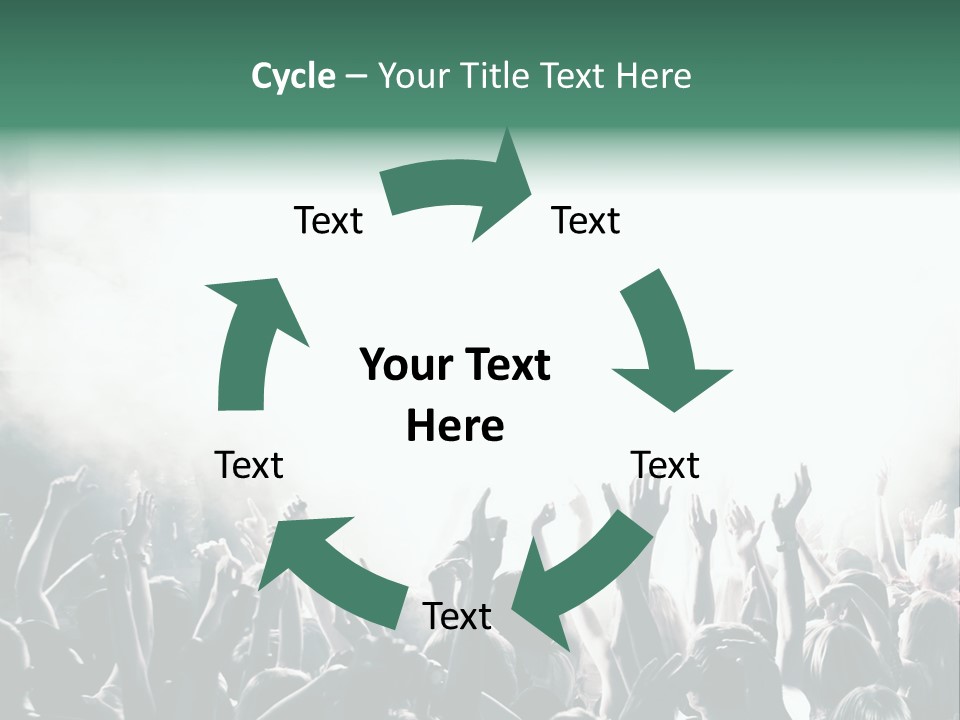 Cheerful Lit Cheer PowerPoint Template