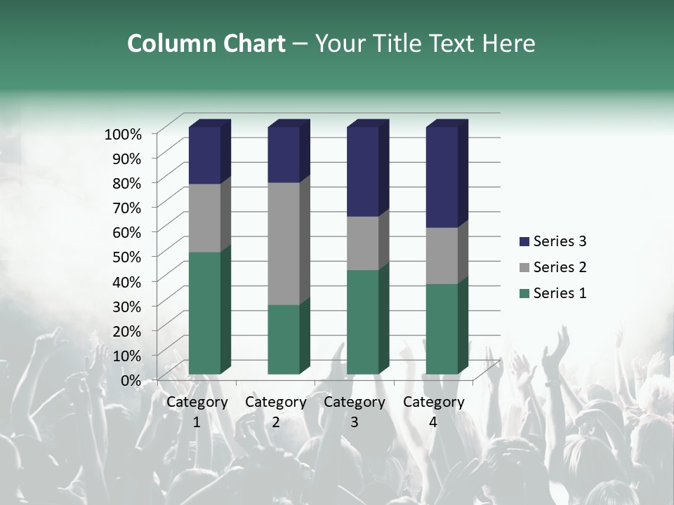 Cheerful Lit Cheer PowerPoint Template