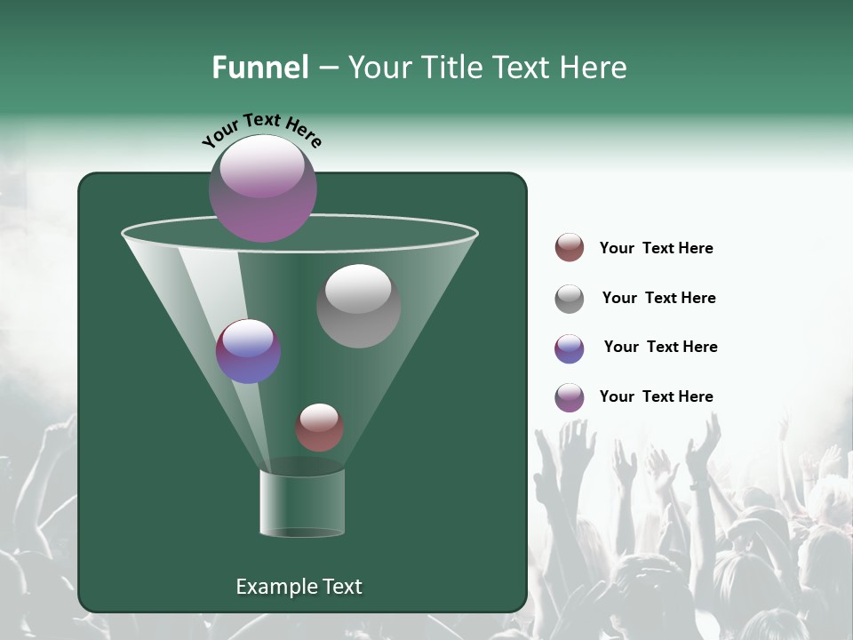 Cheerful Lit Cheer PowerPoint Template