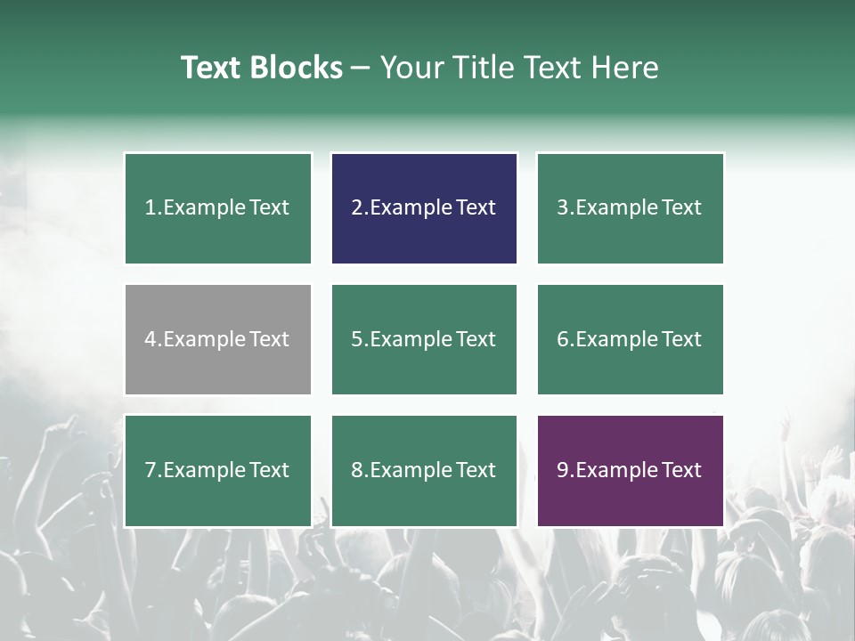 Cheerful Lit Cheer PowerPoint Template