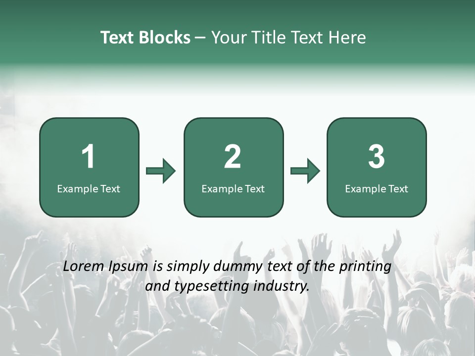 Cheerful Lit Cheer PowerPoint Template