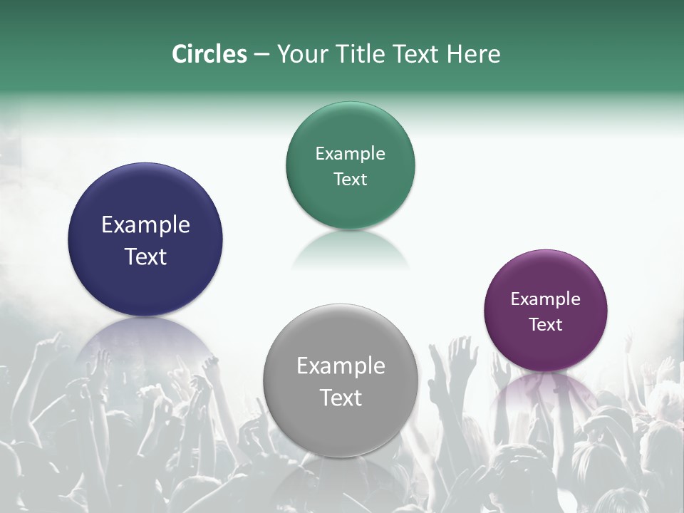 Cheerful Lit Cheer PowerPoint Template