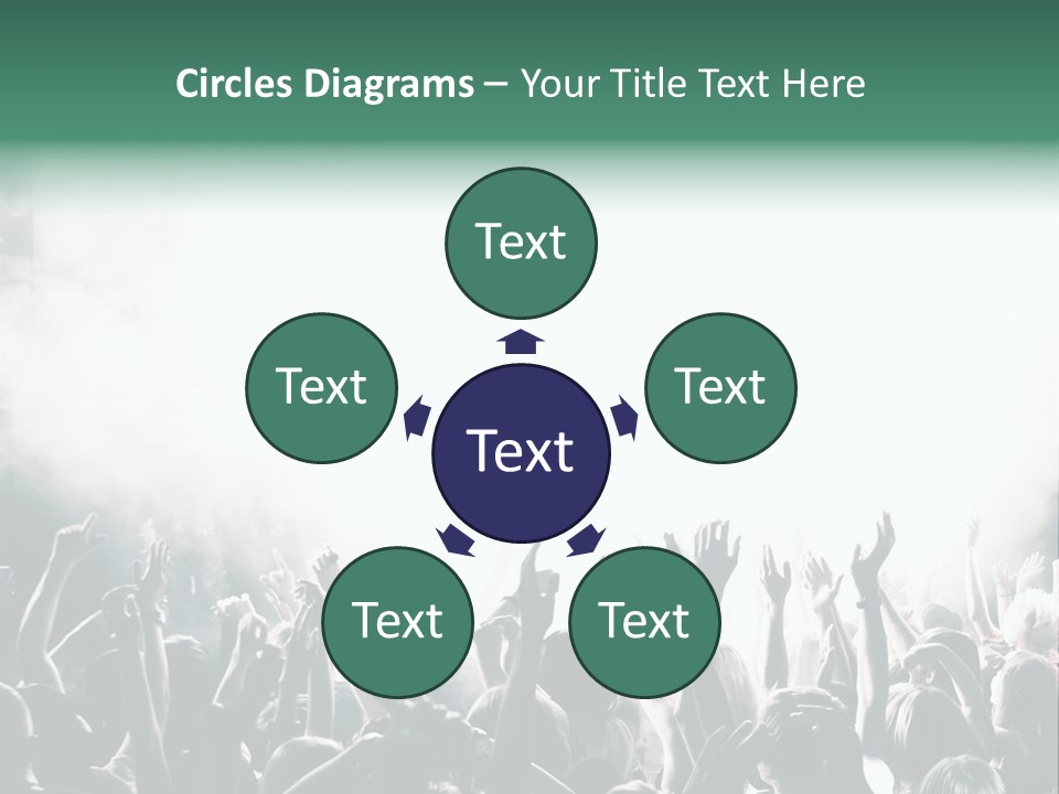 Cheerful Lit Cheer PowerPoint Template