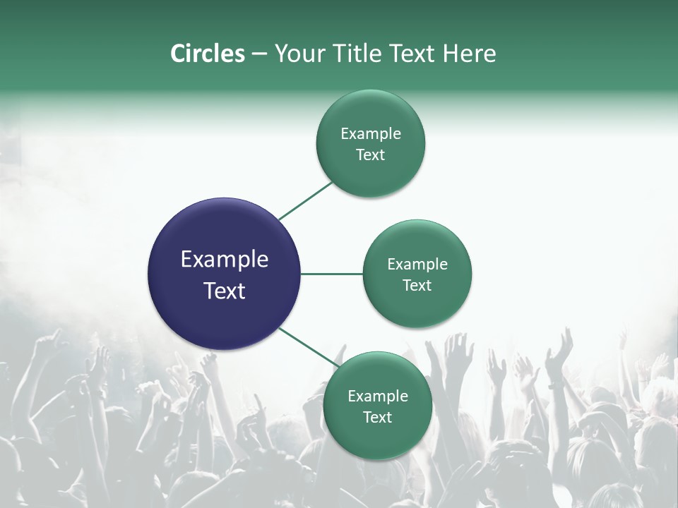 Cheerful Lit Cheer PowerPoint Template