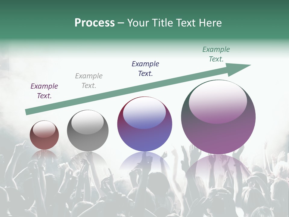 Cheerful Lit Cheer PowerPoint Template