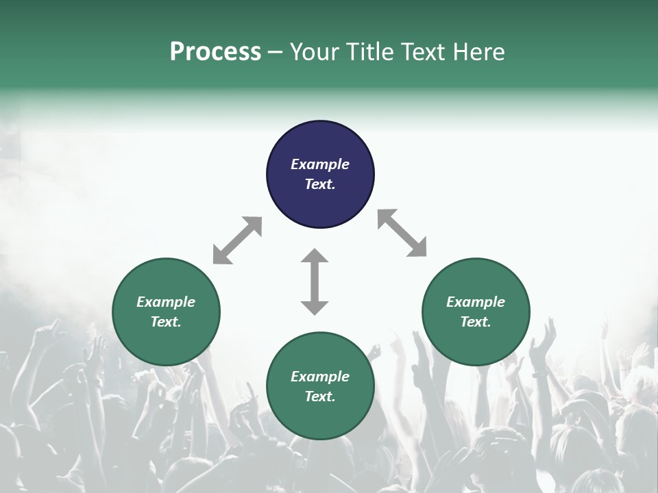Cheerful Lit Cheer PowerPoint Template