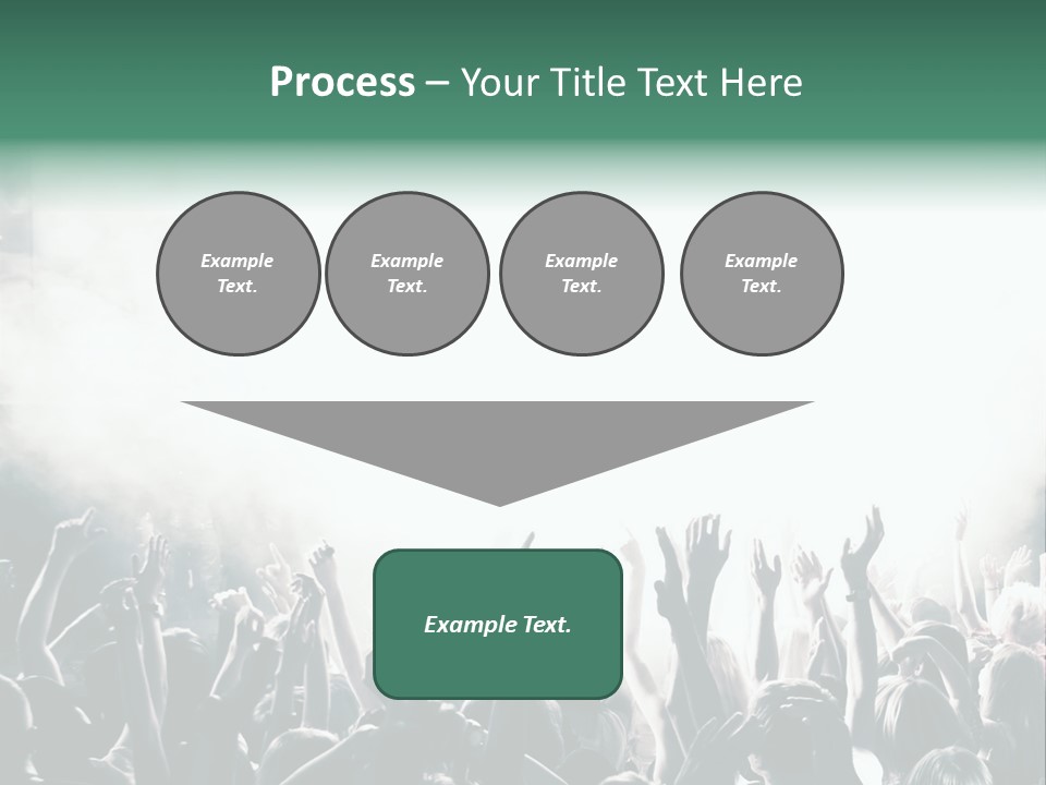 Cheerful Lit Cheer PowerPoint Template