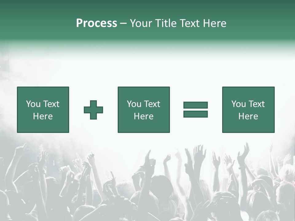Cheerful Lit Cheer PowerPoint Template