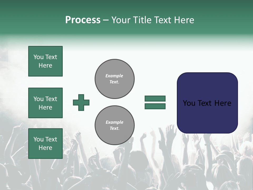 Cheerful Lit Cheer PowerPoint Template