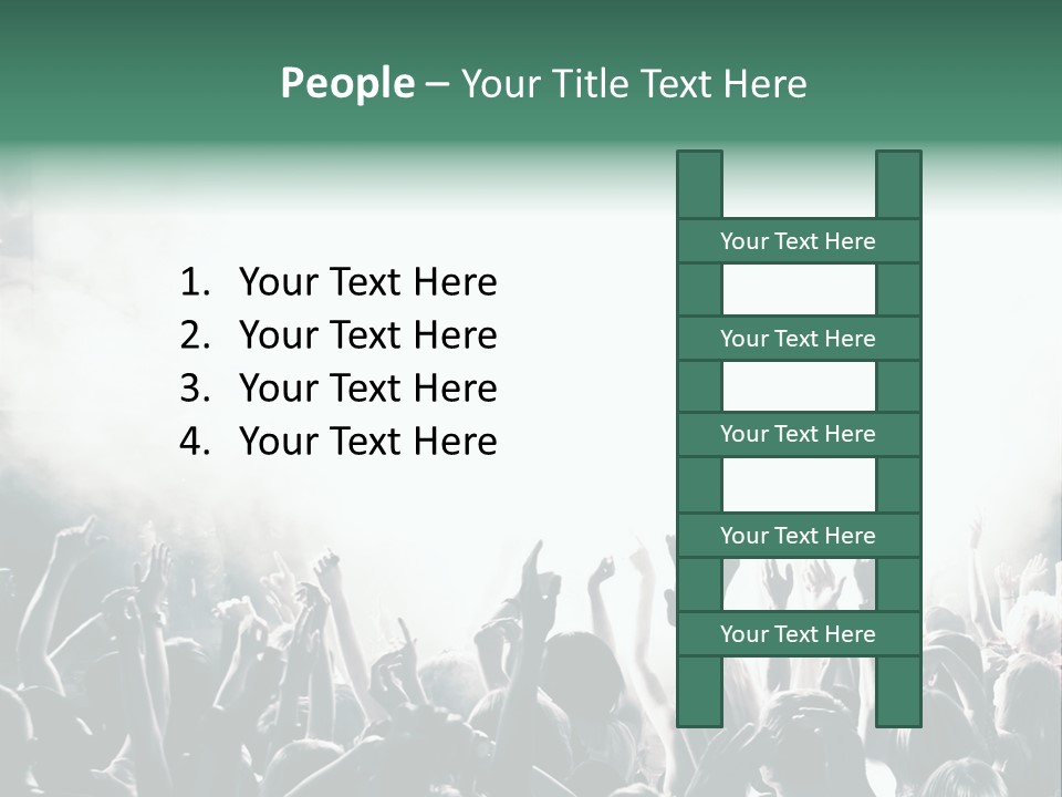 Cheerful Lit Cheer PowerPoint Template