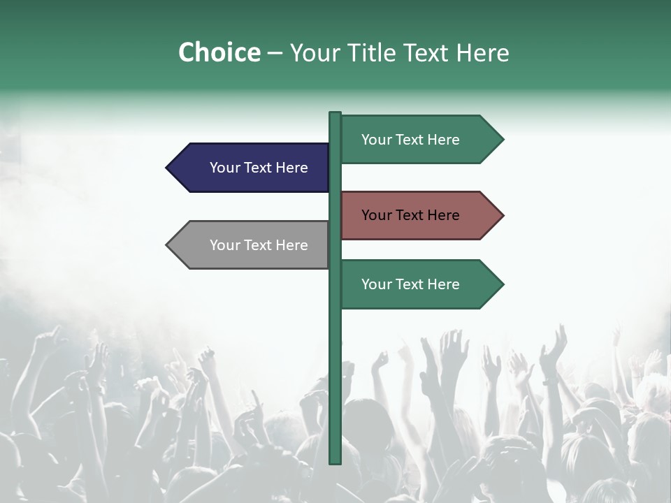 Cheerful Lit Cheer PowerPoint Template