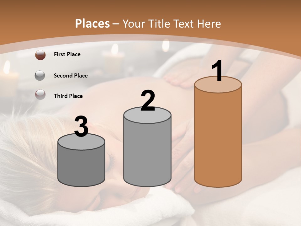 Hand Relaxed Girl PowerPoint Template