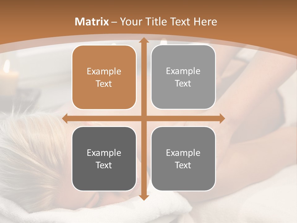 Hand Relaxed Girl PowerPoint Template