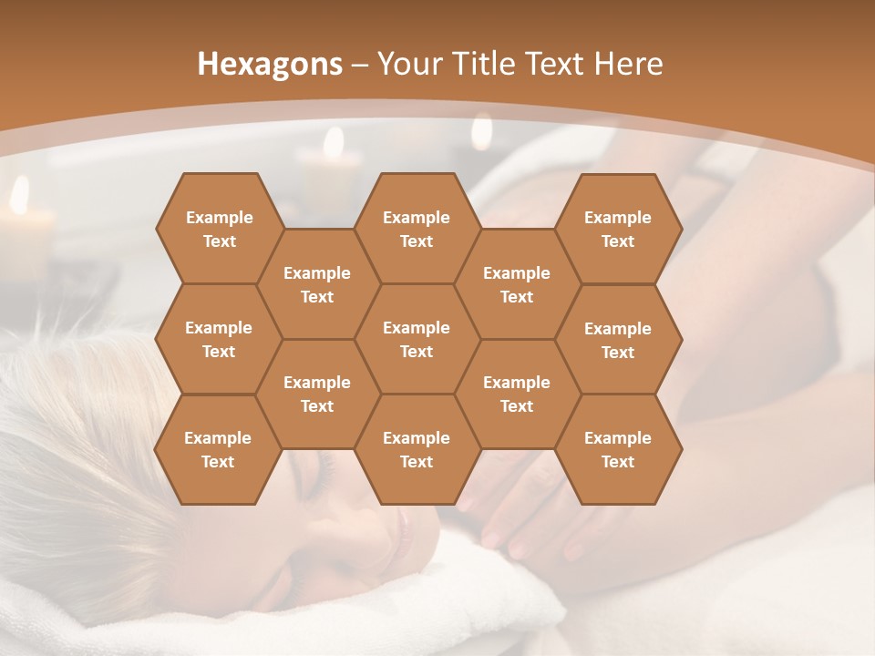 Hand Relaxed Girl PowerPoint Template