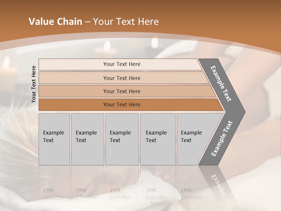 Hand Relaxed Girl PowerPoint Template