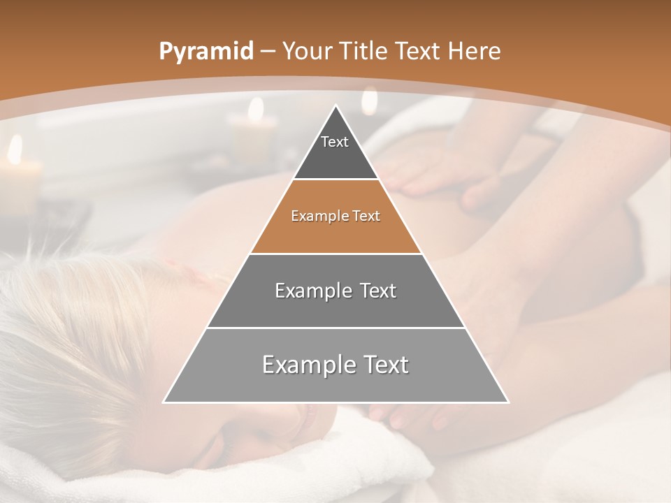 Hand Relaxed Girl PowerPoint Template