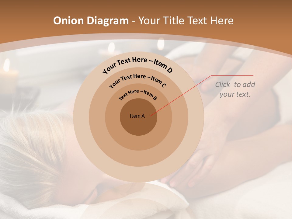 Hand Relaxed Girl PowerPoint Template