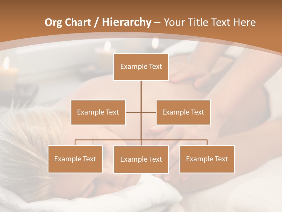 Hand Relaxed Girl PowerPoint Template