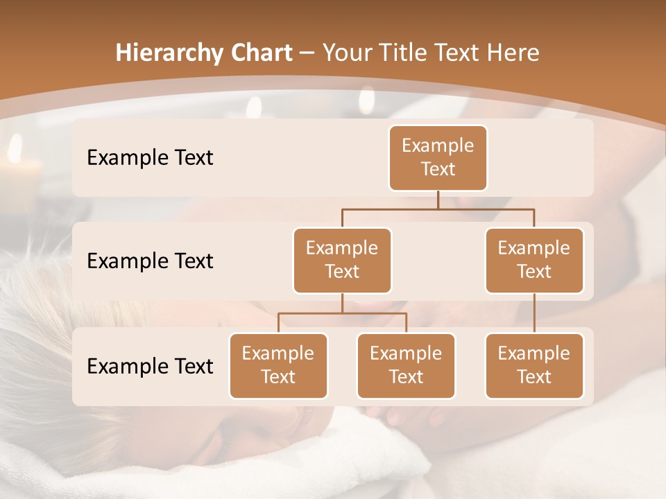 Hand Relaxed Girl PowerPoint Template