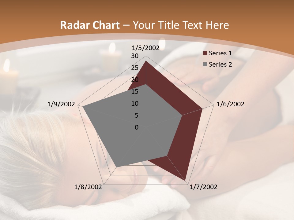 Hand Relaxed Girl PowerPoint Template