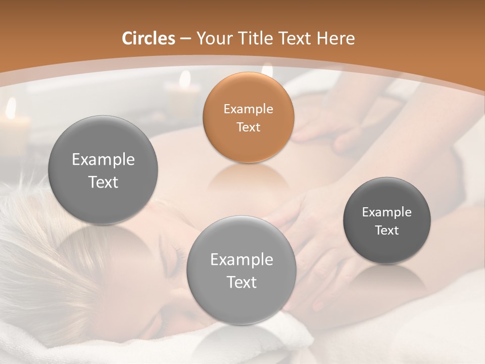 Hand Relaxed Girl PowerPoint Template