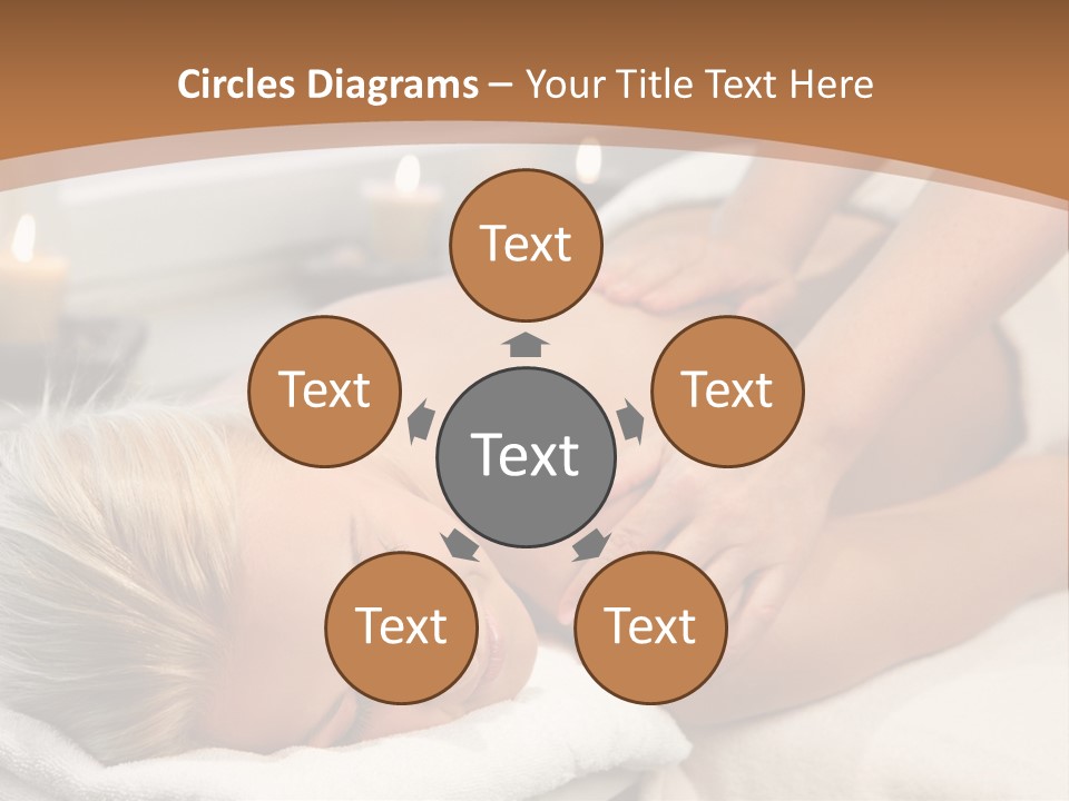 Hand Relaxed Girl PowerPoint Template