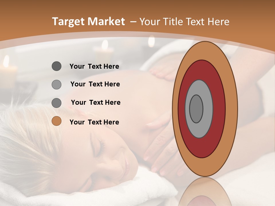 Hand Relaxed Girl PowerPoint Template