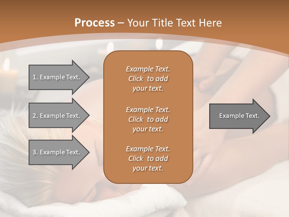 Hand Relaxed Girl PowerPoint Template