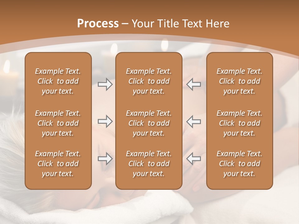 Hand Relaxed Girl PowerPoint Template