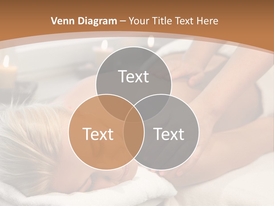 Hand Relaxed Girl PowerPoint Template