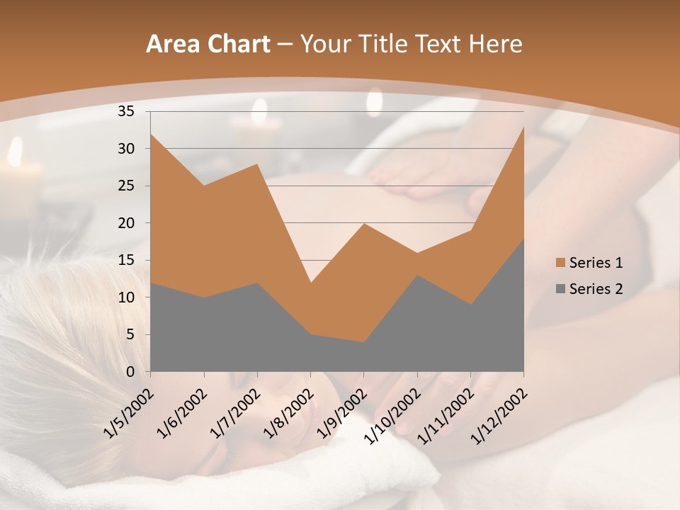 Hand Relaxed Girl PowerPoint Template