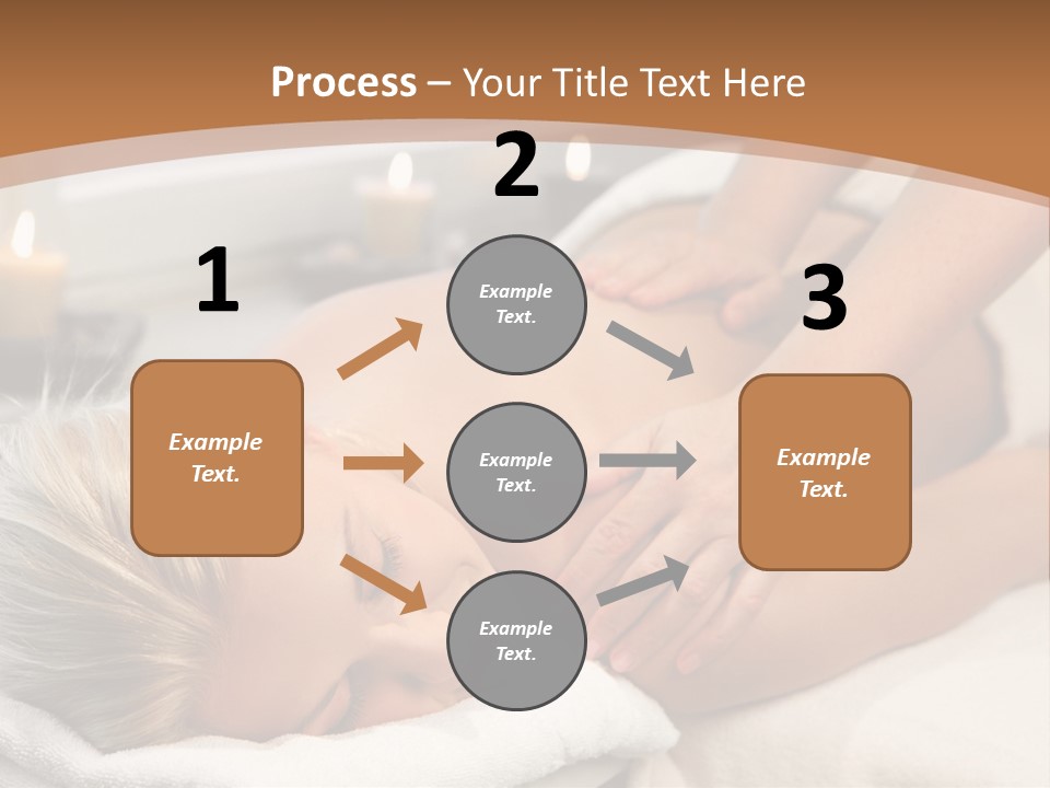 Hand Relaxed Girl PowerPoint Template