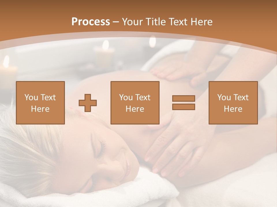 Hand Relaxed Girl PowerPoint Template