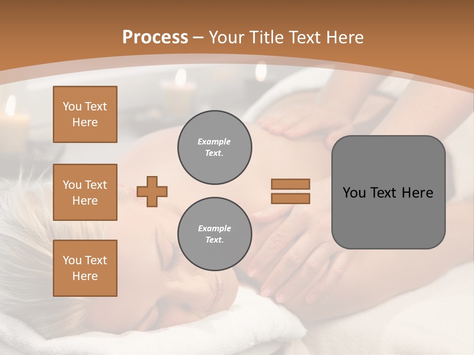 Hand Relaxed Girl PowerPoint Template