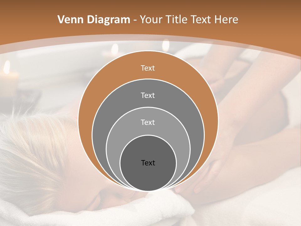 Hand Relaxed Girl PowerPoint Template