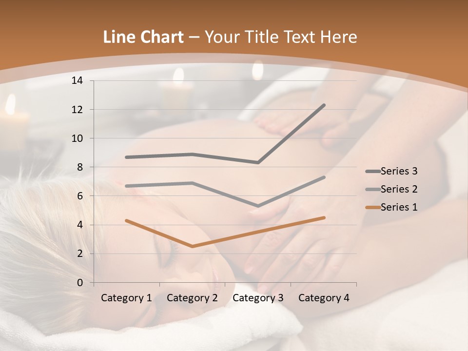 Hand Relaxed Girl PowerPoint Template