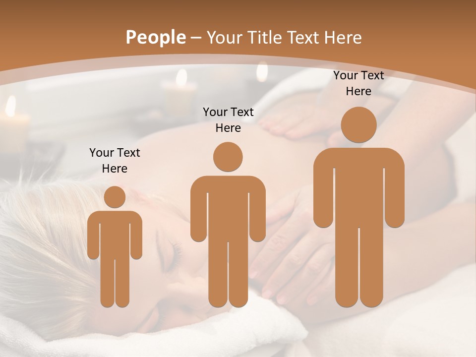 Hand Relaxed Girl PowerPoint Template