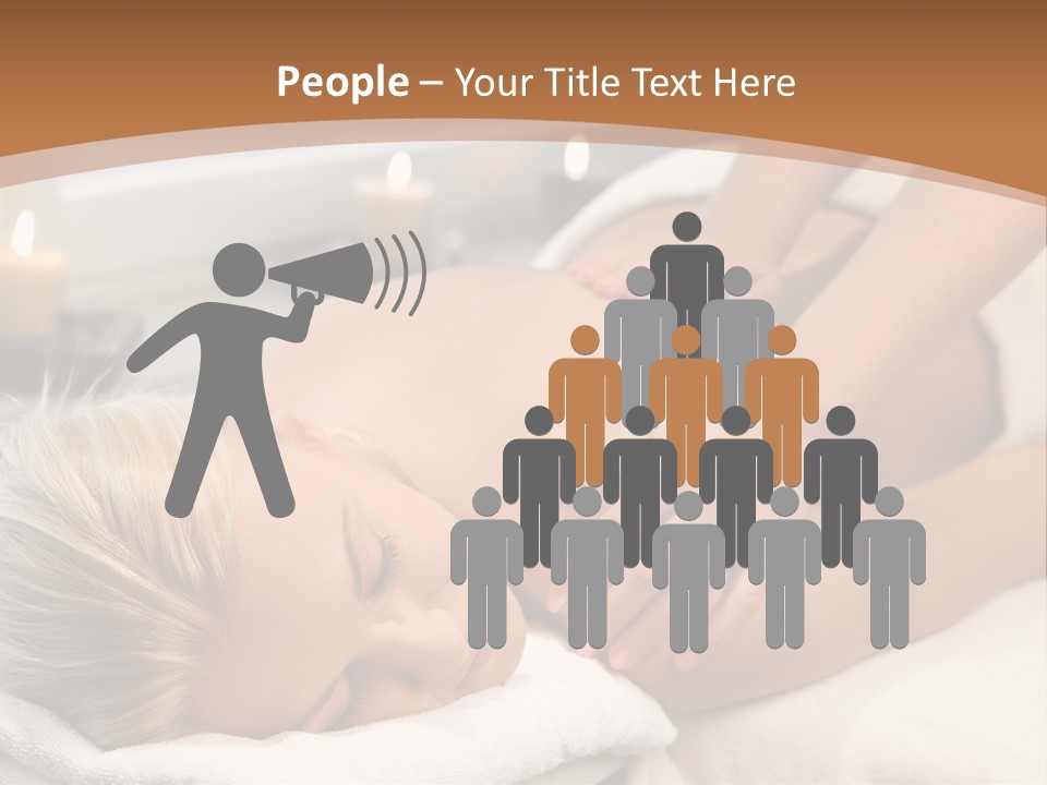 Hand Relaxed Girl PowerPoint Template