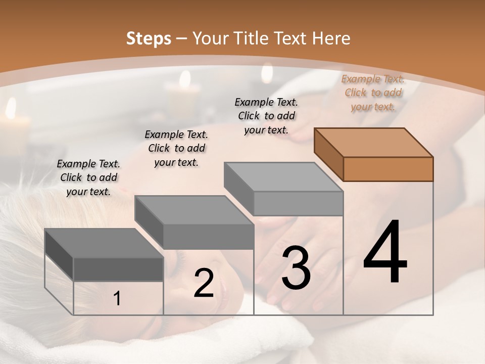 Hand Relaxed Girl PowerPoint Template