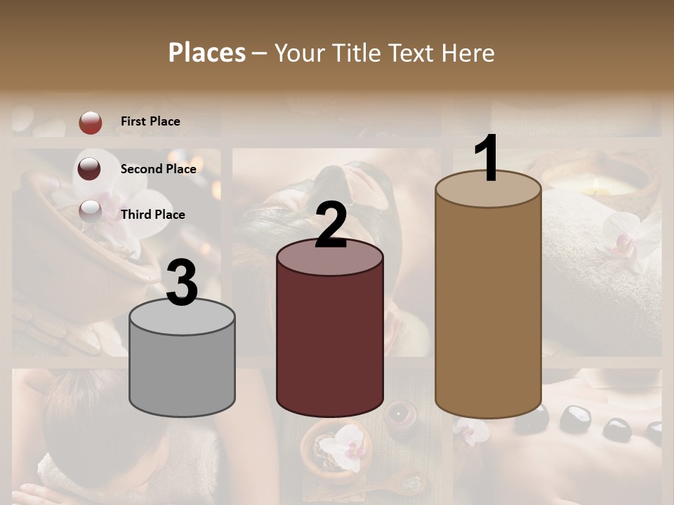 Mask Beauty Orchid PowerPoint Template