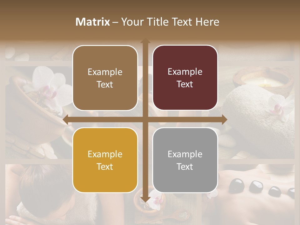 Mask Beauty Orchid PowerPoint Template