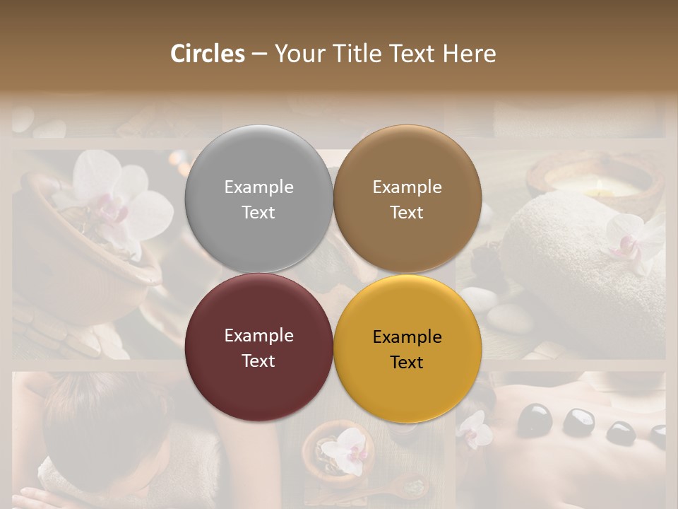 Mask Beauty Orchid PowerPoint Template