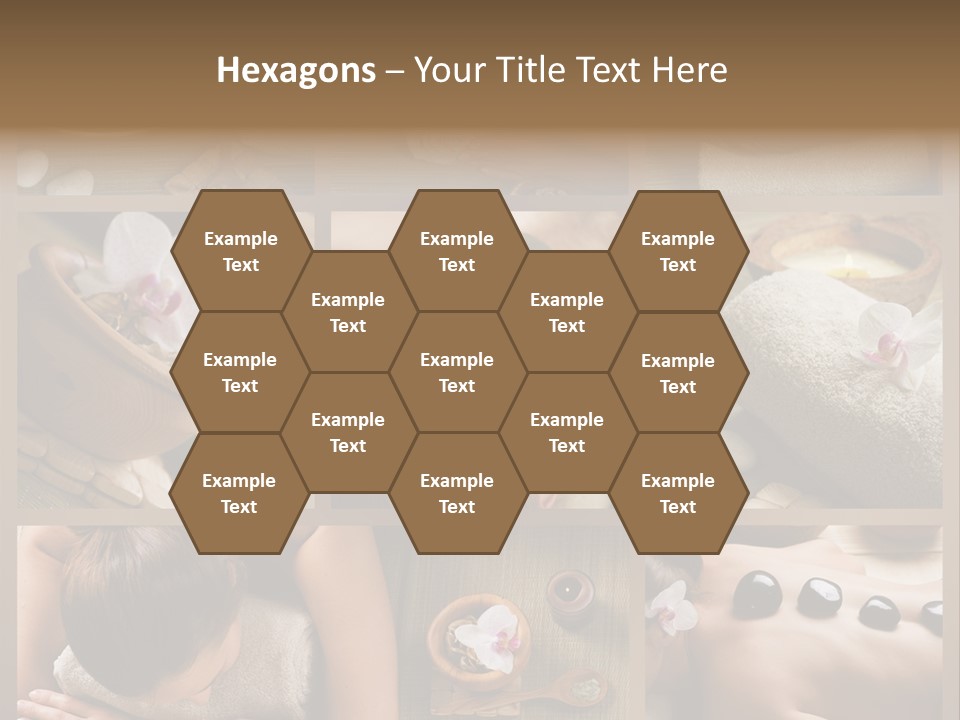 Mask Beauty Orchid PowerPoint Template