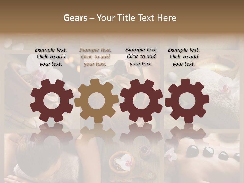 Mask Beauty Orchid PowerPoint Template