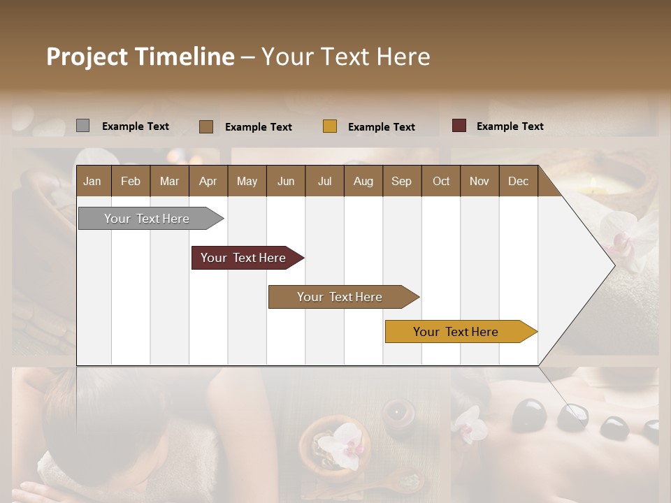 Mask Beauty Orchid PowerPoint Template