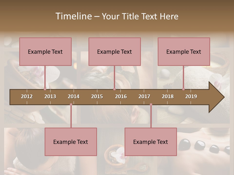 Mask Beauty Orchid PowerPoint Template