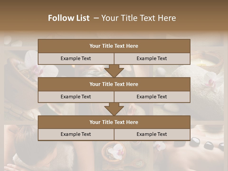 Mask Beauty Orchid PowerPoint Template