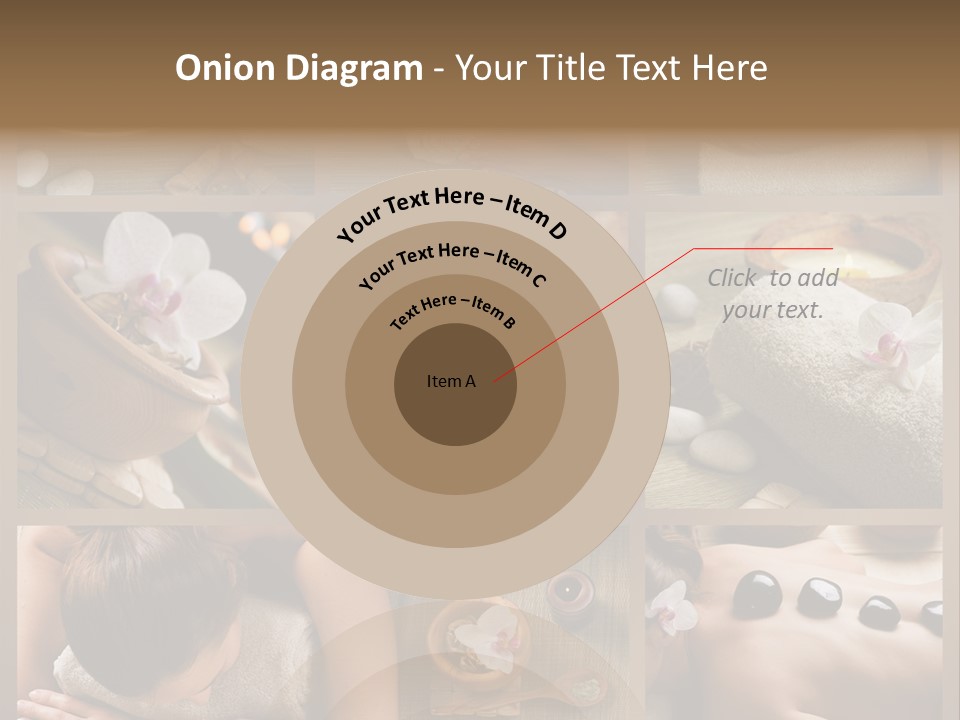 Mask Beauty Orchid PowerPoint Template