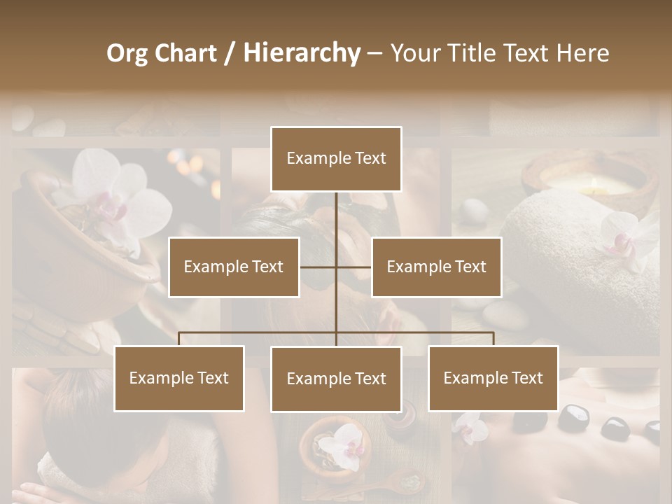 Mask Beauty Orchid PowerPoint Template