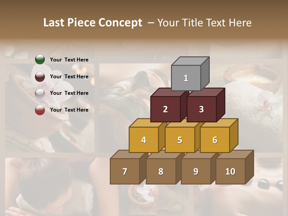 Mask Beauty Orchid PowerPoint Template